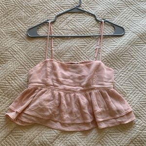Pretty Pink Spaghetti Strap Top